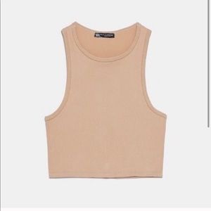 Nude limitless crop top